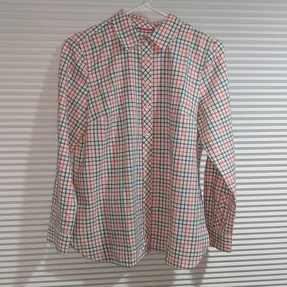 Talbots Tops - Talbot's plaid button up
